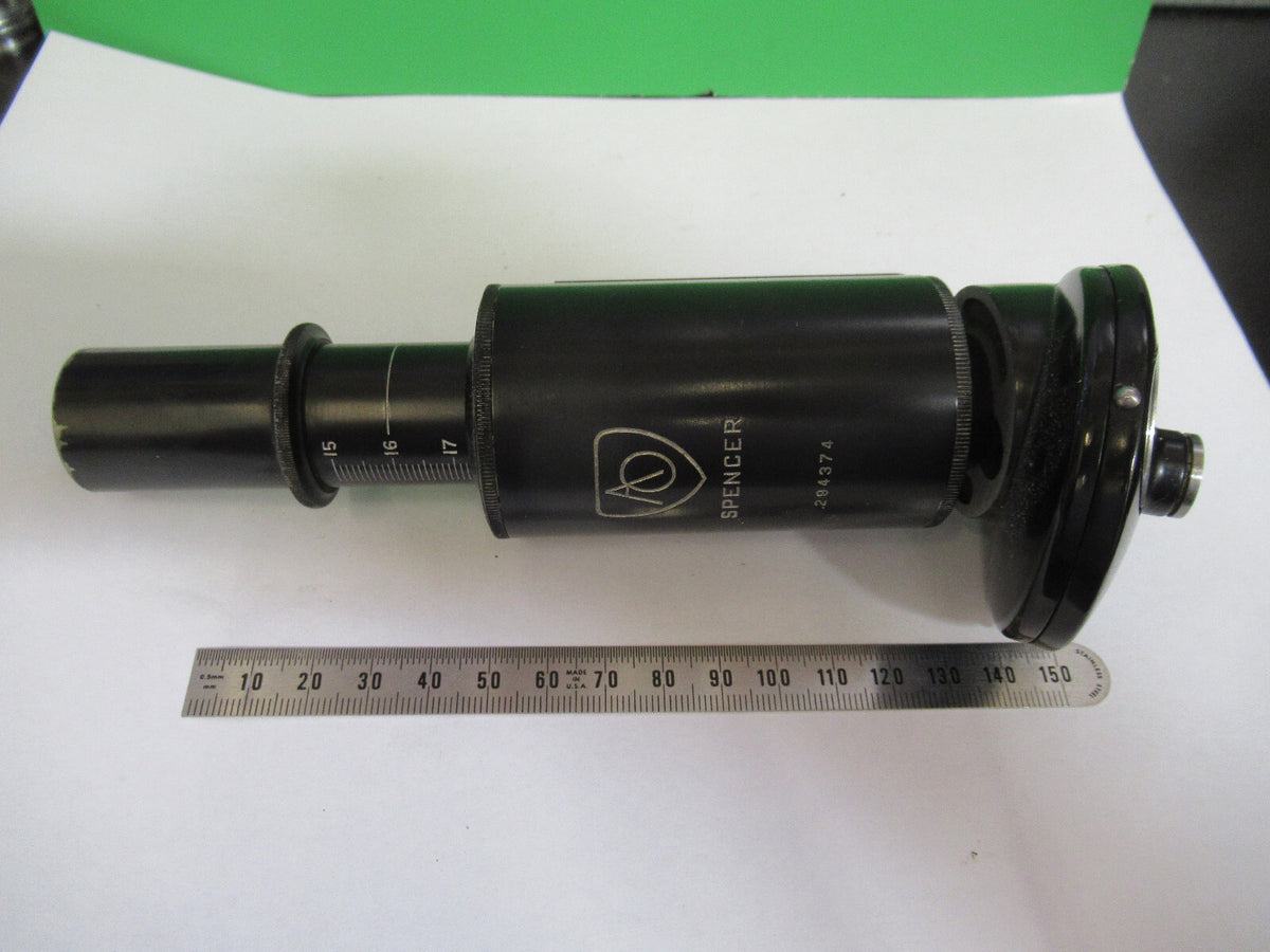 Antique Spencer Lens Co. Tubus + Nosepiece Microscope Part Optics