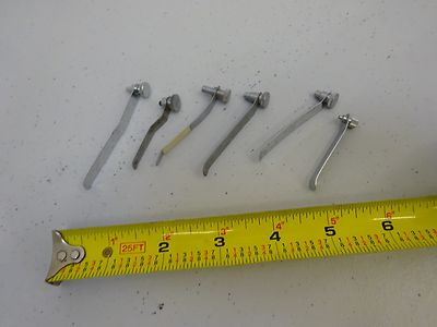 MICROSCOPE PART LOT MISMATCH CLIPS for STAGE TABLE AS IS BIN#P4-B-38