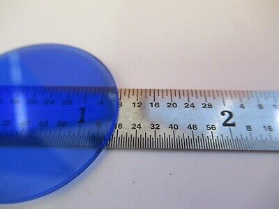 ZEISS GERMANY BLUE GLASS FILTER OPTICS MICROSCOPE PART AS PICTURED &1E-C-39