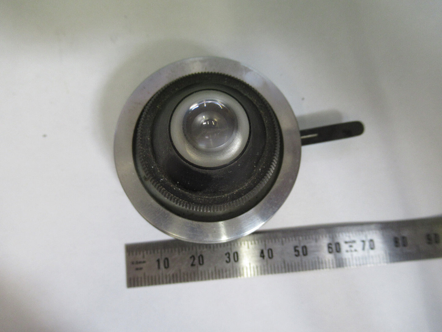 SPENCER AO ANTIQUE CONDENSER +IRIS OPTICS MICROSCOPE PART AS PICTURED 80-B-16