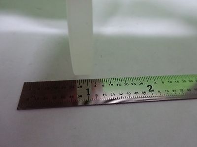 MICROSCOPE PART OPTICAL LENS DIFFUSER FROSTED FLAT THICK AS IS OPTICS BIN#V7-27