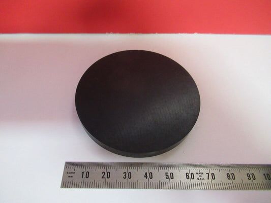 OPTICAL BLANK OPAQUE ALUMINUM ANODIZED DISC LASER OPTICS AS PICTURED Q2-24