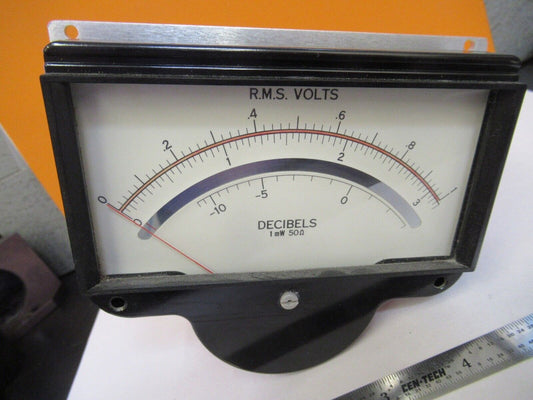 HP HEWLETT PACKARD RMS VOLTS DECIBEL SIGNAL ELECTRIC AS PICTURED &FT-6-X23