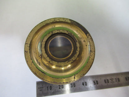 ANTIQUE BRASS C. BAKER LONDON LENS POLARIZER MICROSCOPE PART AS PICTURED Z7-A-32