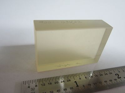 OPTICAL ZERODUR FLAT BLOCK one side is polished LASER OPTICS as pic A3-B-14B