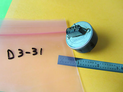 VINTAGE WWII QUARTZ CRYSTAL BLILEY VARIABLE 7129 KC FREQUENCY VF1 BIN#D3-31