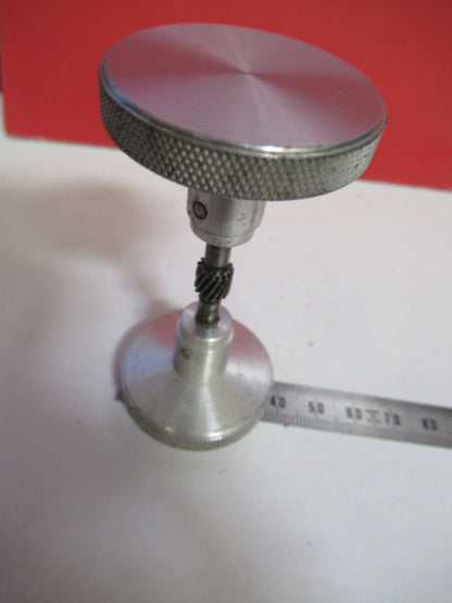 ANTIQUE BAUSCH LOMB SET OF KNOBS GEAR STAGE MICROSCOPE PART AS PICTURED V7-A-46