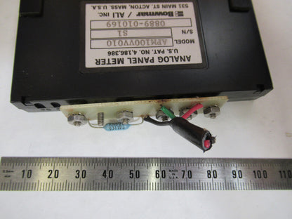 ANALOG PANEL METER BOWMAR INSTRUMENT MICROSCOPE PART AS PICTURED Y2-A-83
