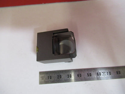 OLYMPUS JAPAN OPTICS GLASS PRISM MICROSCOPE PART AS PICTURED S4-B-108