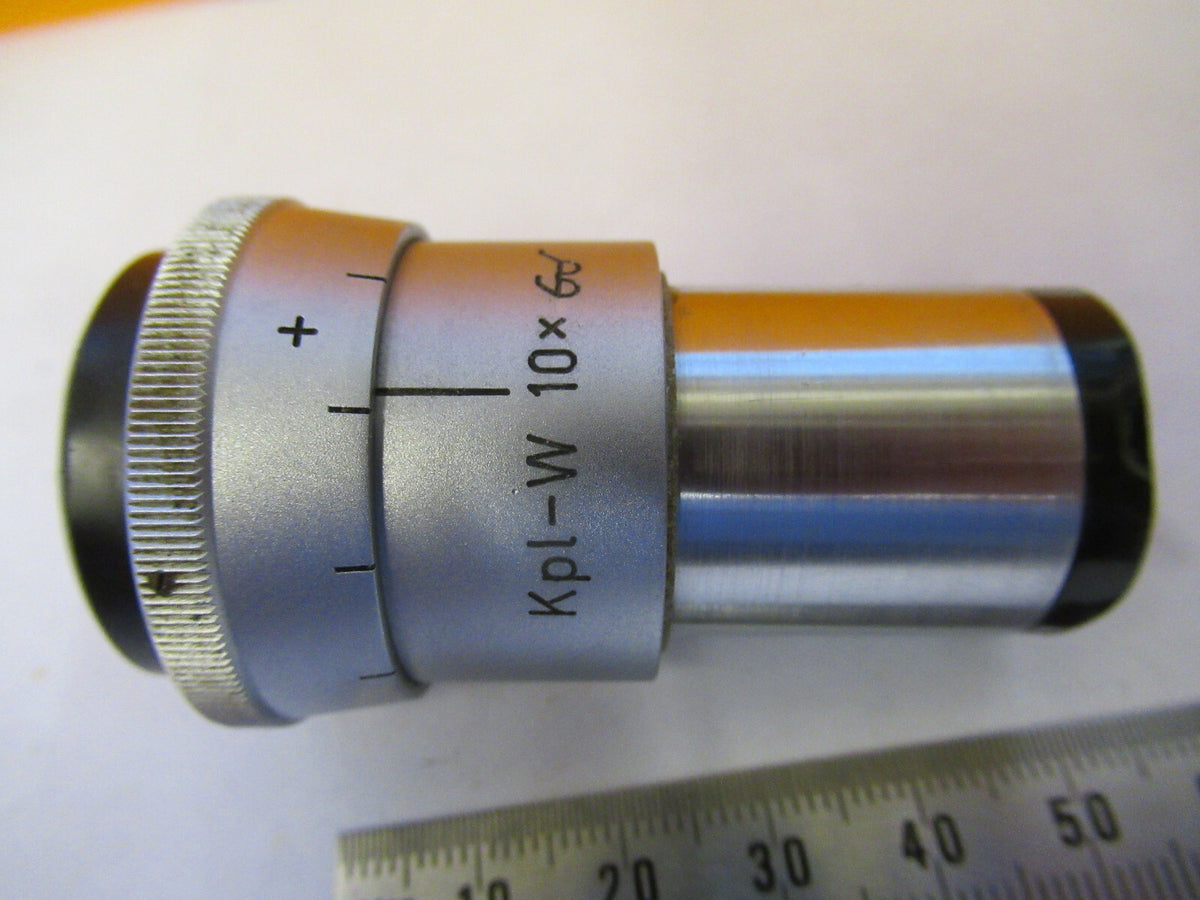 Carl Zeiss AG Germany Eyepiece Kpl-w 10X Lens Microscope Part