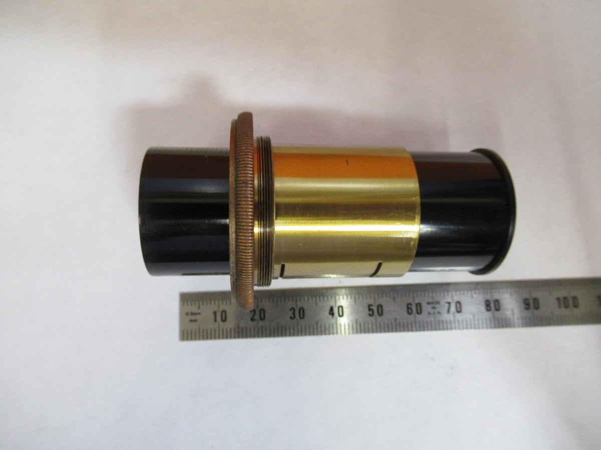 ANTIQUE BRASS BAUSCH LOMB TUBUS INTERNAL MICROSCOPE PART AS PICTURED Y2-A-61