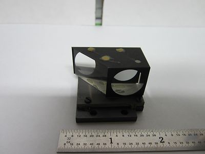 MICROSCOPE PART LEITZ GERMANY PRISM MOUNTED OPTICS AS IS BIN#F5-04?