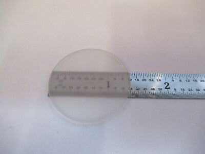 OPTICAL FILTER DIFFUSER POLISH DULL MICROSCOPE PART OPTICS AS PICTURED &50-A-65