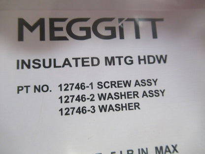 MEGGITT ENDEVCO INSULATED SCREW 12746-1  for ACCELEROMETER VIBRATION &81-B-12