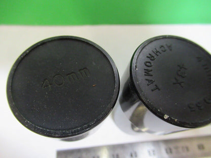 SPENCER AO EMPTY PLASTIC OBJECTIVE CANS MICROSCOPE PART AS PICTURED Z7-FT-74
