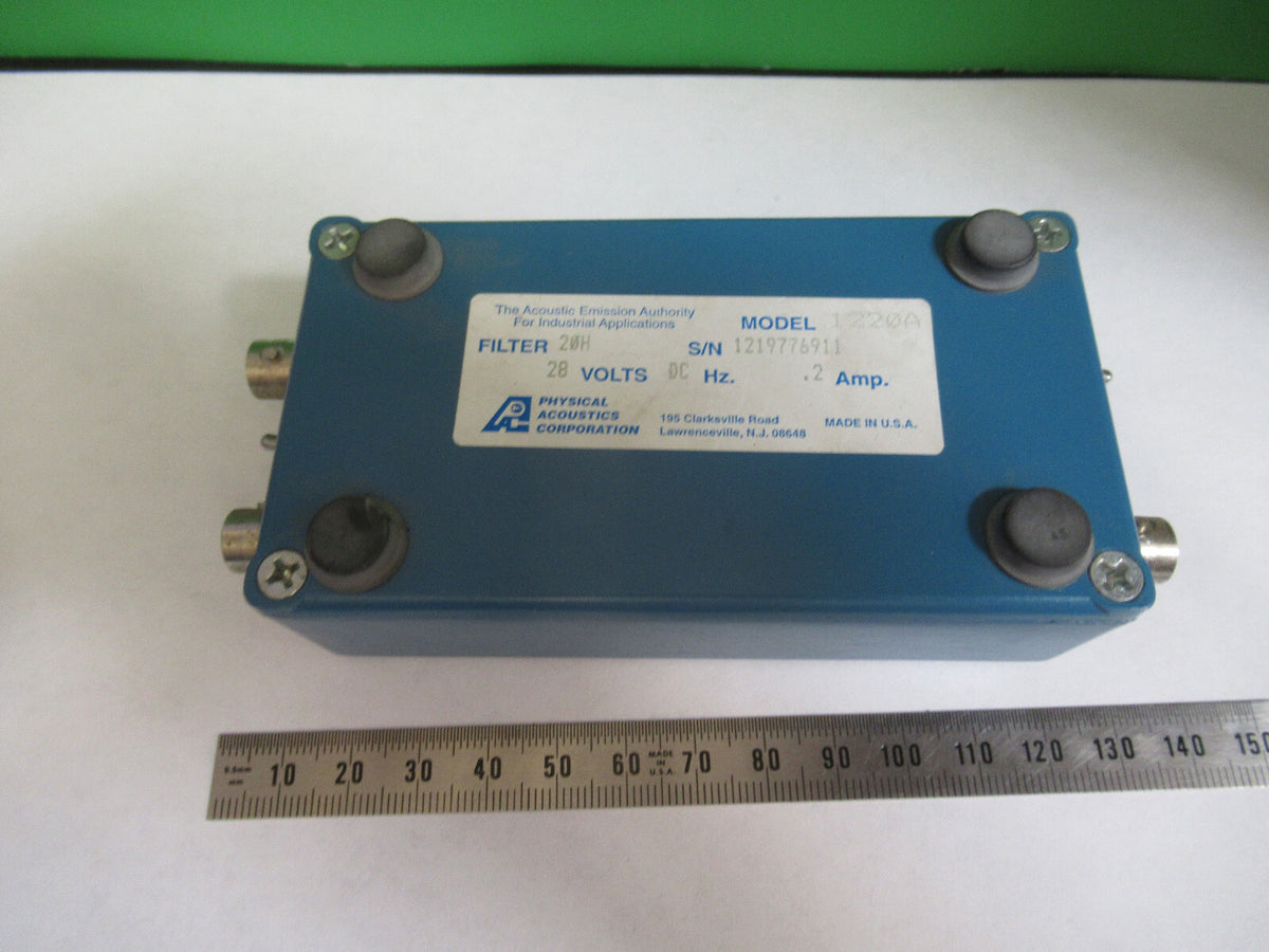 Physical Acoustic Emission Corp Ae 1220A Pre-amplifier Sensor AS Picture