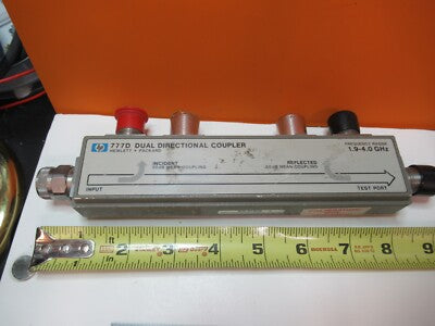 HP AGILENT 777D 4 GHz DIRECTIONAL COUPLER EMI TEST RF MICROWAVE AS PIC &17-B-08