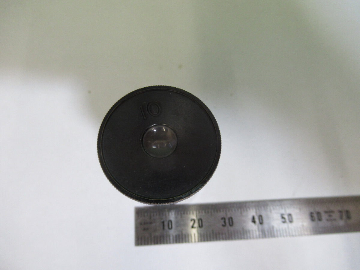 BAUSCH LOMB 10X ANTIQUE  OPTICS EYEPIECE MICROSCOPE PART AS PICTURED &Q5-B-20