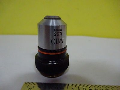Microscope Objective Olympus M10 Optics AS IS