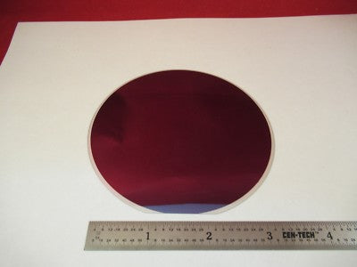 BST COATED + PLATINUM SAPPHIRE SINGLE CRYSTAL WAFER 100mm DIAMETER &AG-A-10