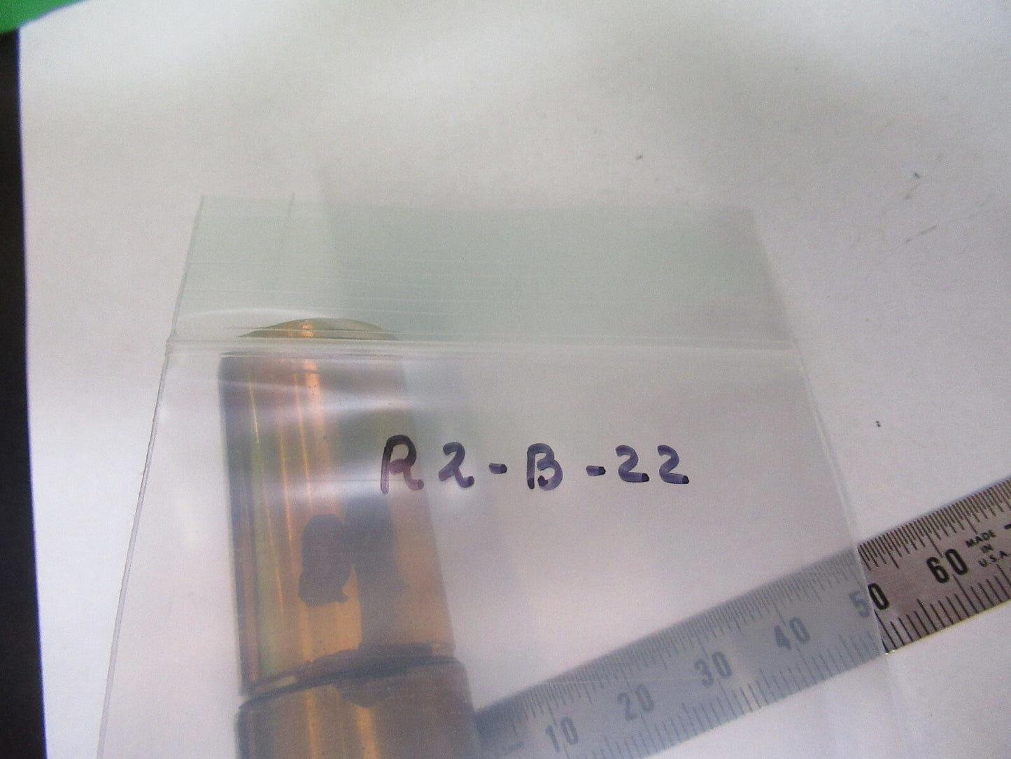 ANTIQUE REICHERT BAKER 8mm OBJECTIVE RARE MICROSCOPE PART AS PICTURED R2-B-22