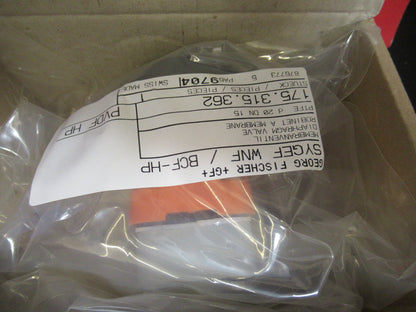 GEORG FISHER PVDF VALVE 175.315.362 MEMBRANE CHEMICAL GF+ AS PICTURED &S5-A-26