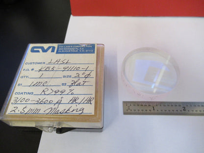 Optical Cvi 2" Dia Coated Spot Center Mask Laser Optics