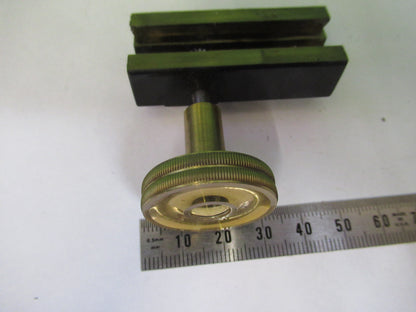 ANTIQUE SEIBERT BRASS CONDENSER ADJUST MICROSCOPE PART AS PICTURED #R1-B-31