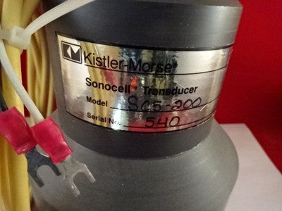 Kistler Morse Sonocell Ultrasonic Silo Transducer SC5-200 Never Used