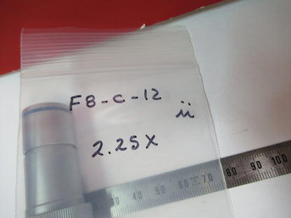 INDUSTRIAL LWD BAUSCH LOMB OBJECTIVE 2.25X MICROSCOPE PART AS PICTURED F8-C-12