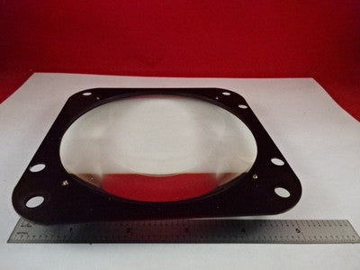 DYNASCOPE ENGLAND HUGE CONCAVE CONVEX LENS MICROSCOPE PART OPTICS AS IS &81-A-09