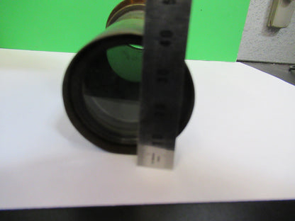 Antique Brass Tubus + Lens Unknown Collimator Scope Part