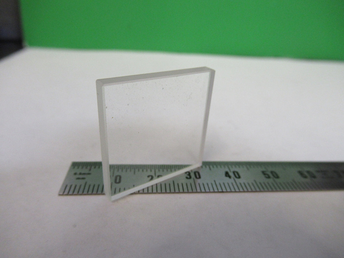 OPTICAL SQUARE BK7 GLASS PLATE PROLASER OPTICS AS PICTURED X7-A-43