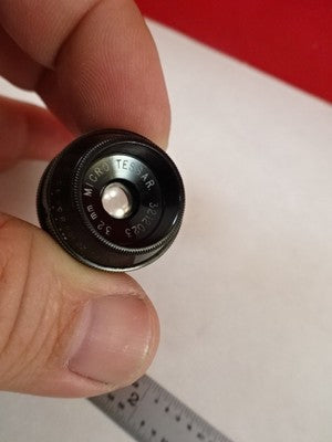 MICROSCOPE PART ANTIQUE BRASS OBJECTIVE BAUSCH LOMB TESSAR OPTICS AS IS N5-A-04