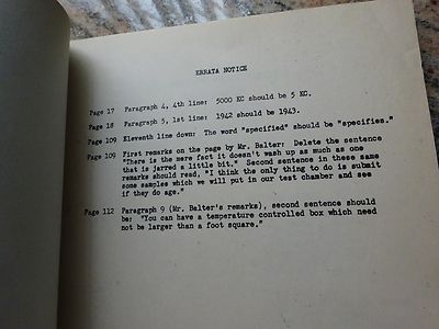 Very Rare 1944 Frequency Control Symposium Proceedings Wwii Era