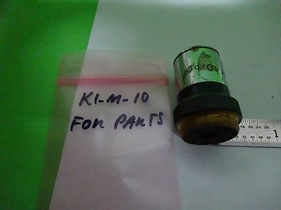 FOR PARTS MICROSCOPE KYOWA M40 OBJECTIVE  JAPAN OPTICS BIN#K1-M-10