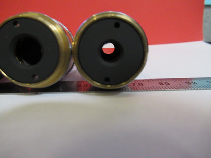 LOT TASCO OBJECTIVES 4X 10X 40X OPTICS MICROSCOPE PART AS PICTURED  T7-A-05