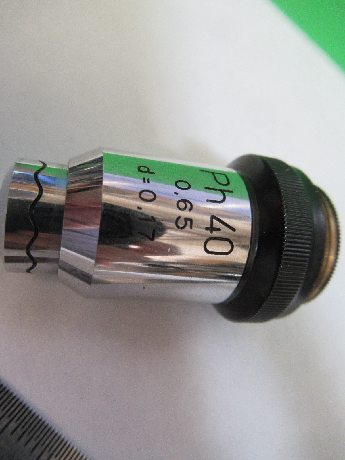 Microscope Wild Swiss Objective 40X Ph Phase Lens Optics