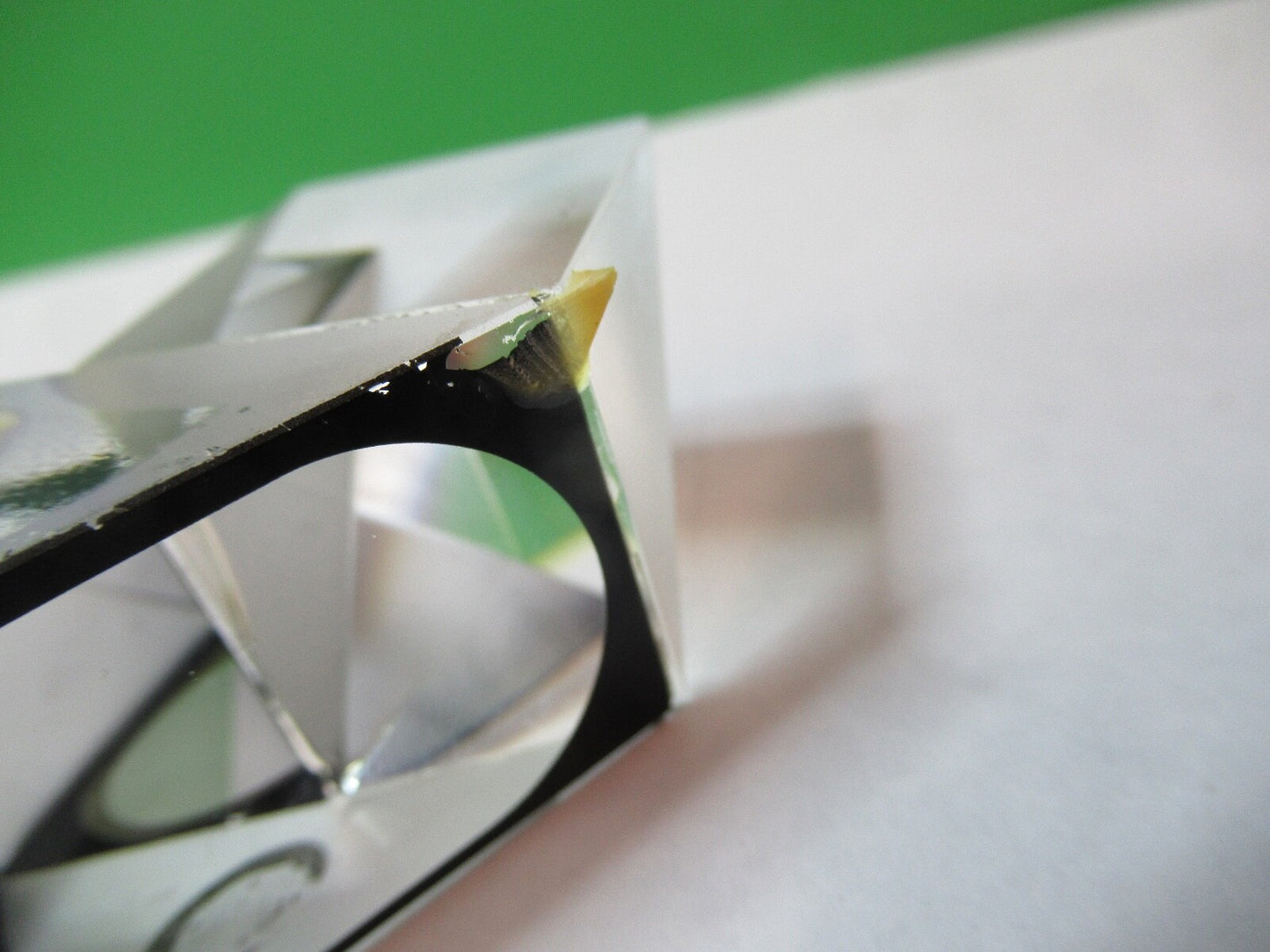 WILD HEERBRUGG SWISS GLASS PRISM ASSEMBLY MICROSCOPE PART AS PICTURED G5-A-02