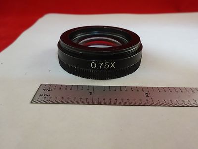Microscope Part Stereo Objective 0.75X W.d. 100 mm Optics