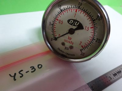 PNEUMATISCHES DRUCKMESSGERÄT LUFTMANOMETER DURO-UNITED 30 PSI AS IS BIN#Y5-30