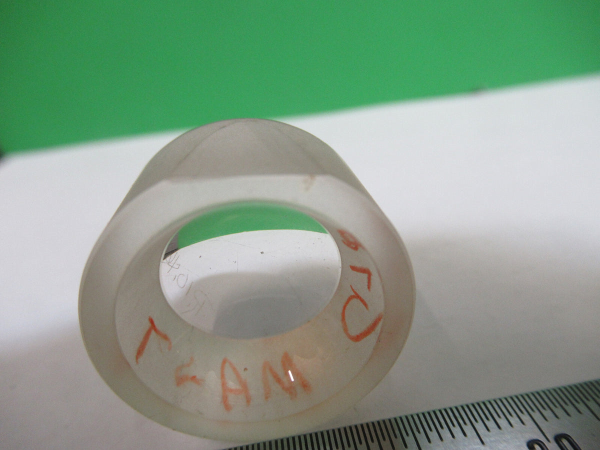 OPTICAL  WEIRD LENS PLANO CONCAVE TOOL GLASS OPTICS AS PICTURED 80-B-30