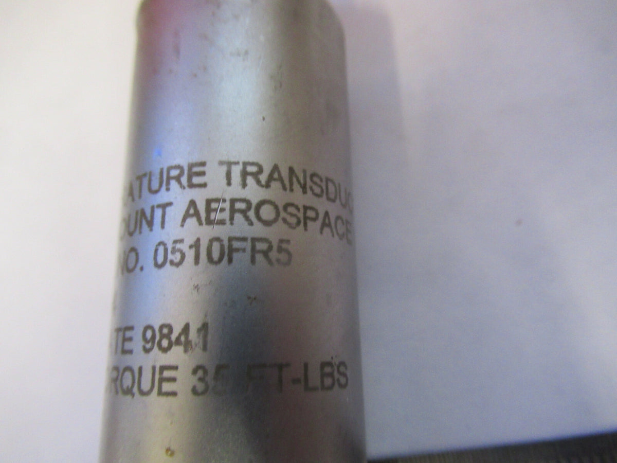 ROSEMOUNT AEROSPACE AIRCRAFT TEMPERATURE SENSOR 0510FR5 AS PICTURED &Q4-A-16