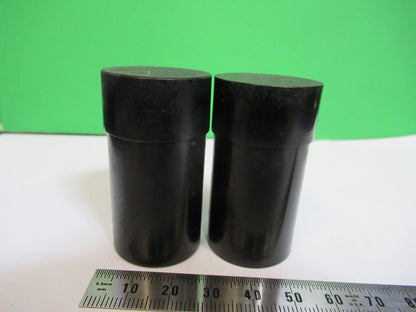 ANTIKES LEERES PAAR BAUSCH-MESSINGKANISTER-MIKROSKOPTEIL wie abgebildet R2-A-66 