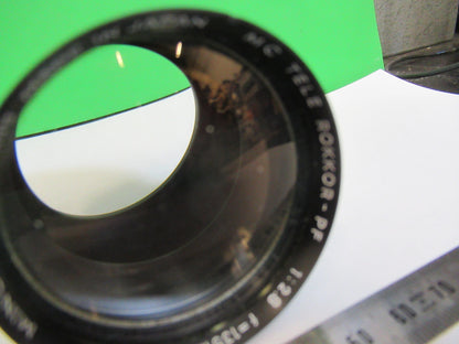 Lens Camera Minolta Japan F 1:2.8 135mm Optics