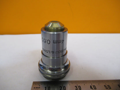ANTIQUE BAUSCH LOMB 43X 4mm LENS OBJECTIVE MICROSCOPE PART AS PICTURED 47-FD-10
