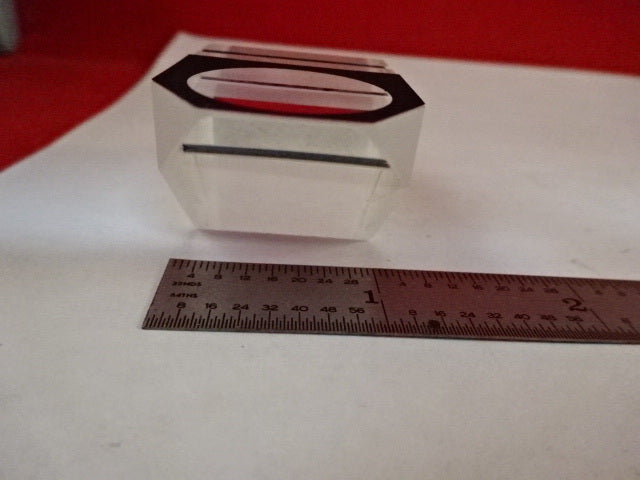 Microscope Part Nikon Japan Glass Prism [chipped] Optics