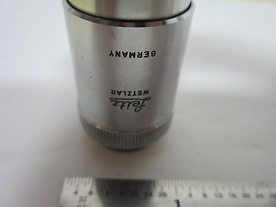 LEITZ WETZLAR GERMANY PL 32X INFINITY OBJECTIVE MICROSCOPE OPTICS BIN#H1-36