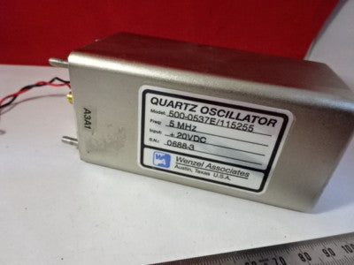 WENZEL MITEQ 5 MHz LOW PHASE NOISE QUARTZ OSCILLATOR FREQUENCY STANDARD #6V-A-33