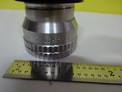 MICROSCOPE PART OPTICAL SOMCO 16 mm TV LENS CAMERA OPTICS AS IS BIN#P7-10